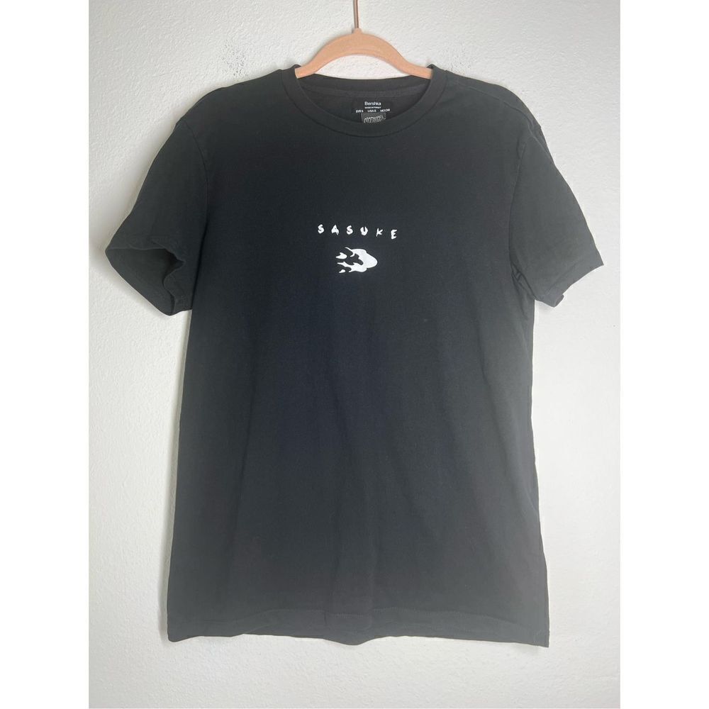 Bershka Sasuke And Itachi Graphic Tee Size S Cotton - Picture 2 of 11